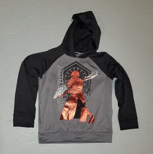 Star Wars Boys Hoodie, Size 7, Gray/Black